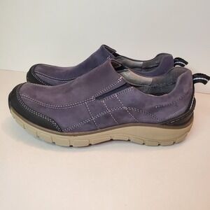 CLARK‎ WAVE 26100043 WATERPROOF NAVY NUBUCK LEATHER UPPER SIZE 7N